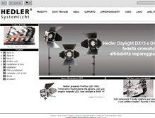 Tablet Screenshot of hedler.it